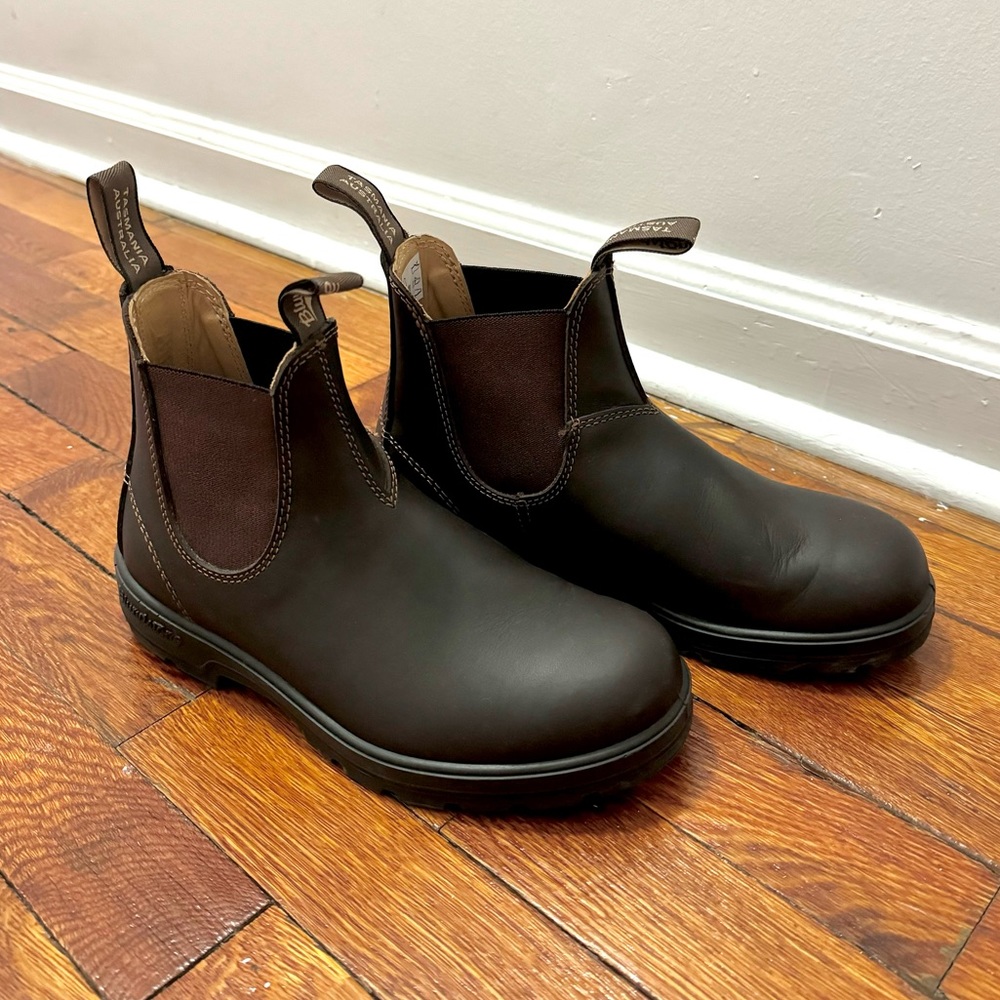 Blundstone 550 walnut brown Chelsea boot